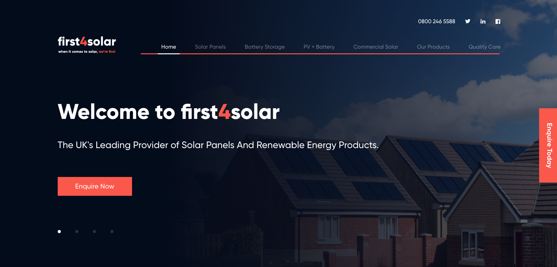 first4solar solar panel installation