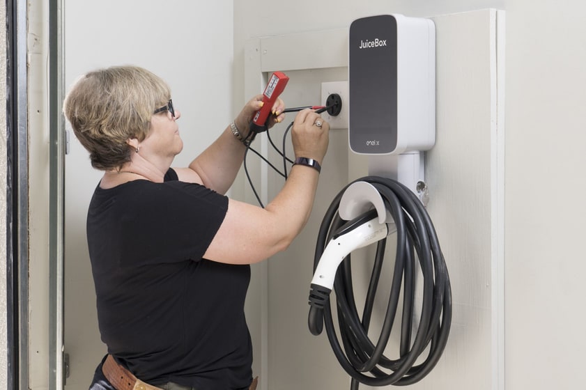 how-to-install-an-ev-charger-at-home Ford Mustang Mach-E