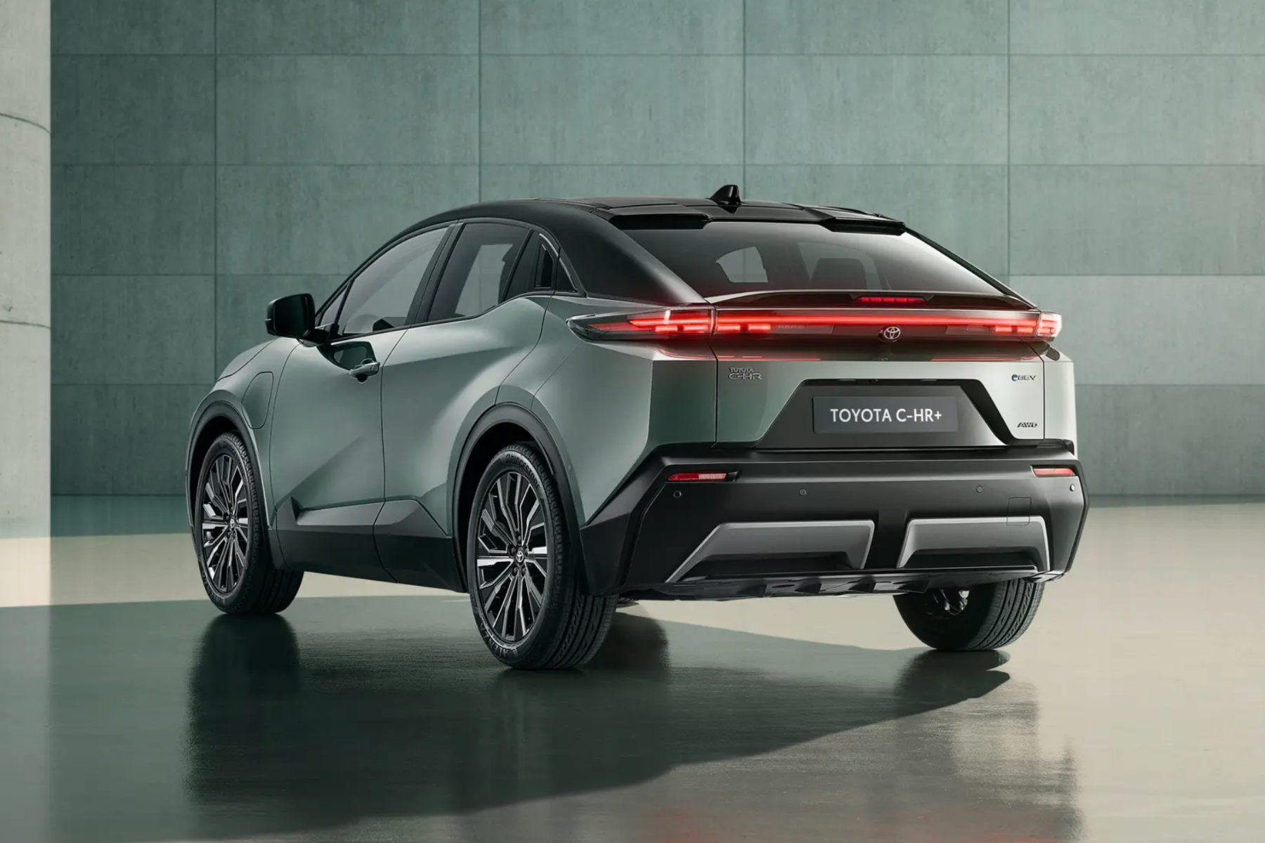 3 Toyota C-HR+ exterior image